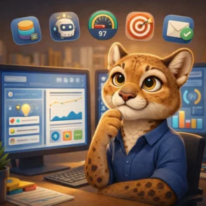 Puma estilo Pixar como estratega de marketing frente a dashboards — cinco pilares para campañas medibles e inteligentes en 2026.